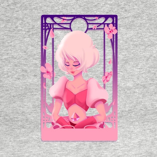 pink diamond steven universe art novue by koneko